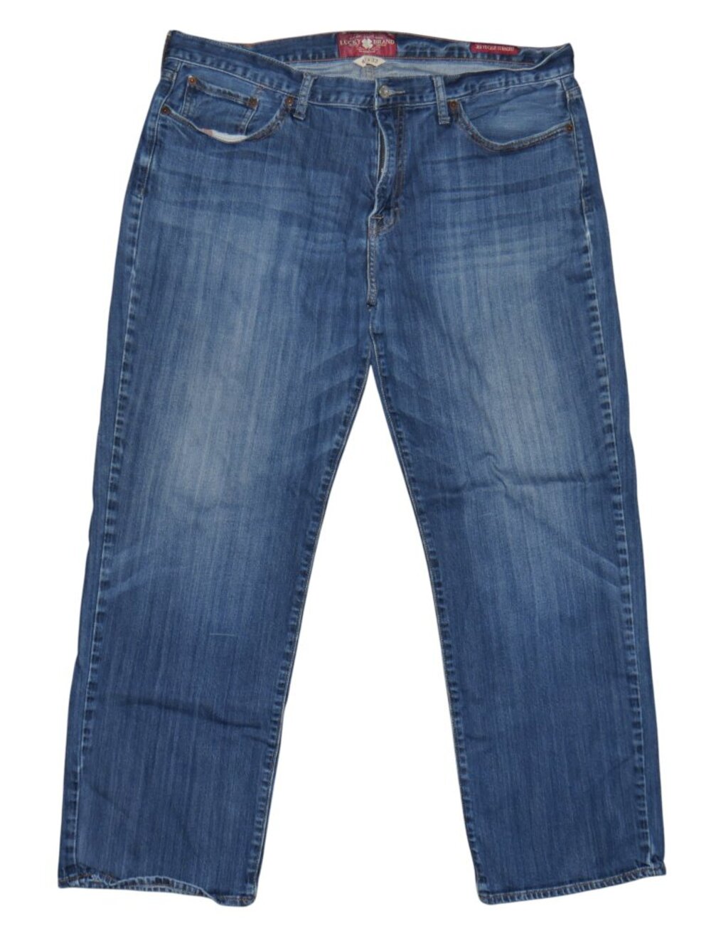 Lucky Brand 361 Vintage Straight Jeans Men's Size 40x32 Dark Wash Stretch Denim
